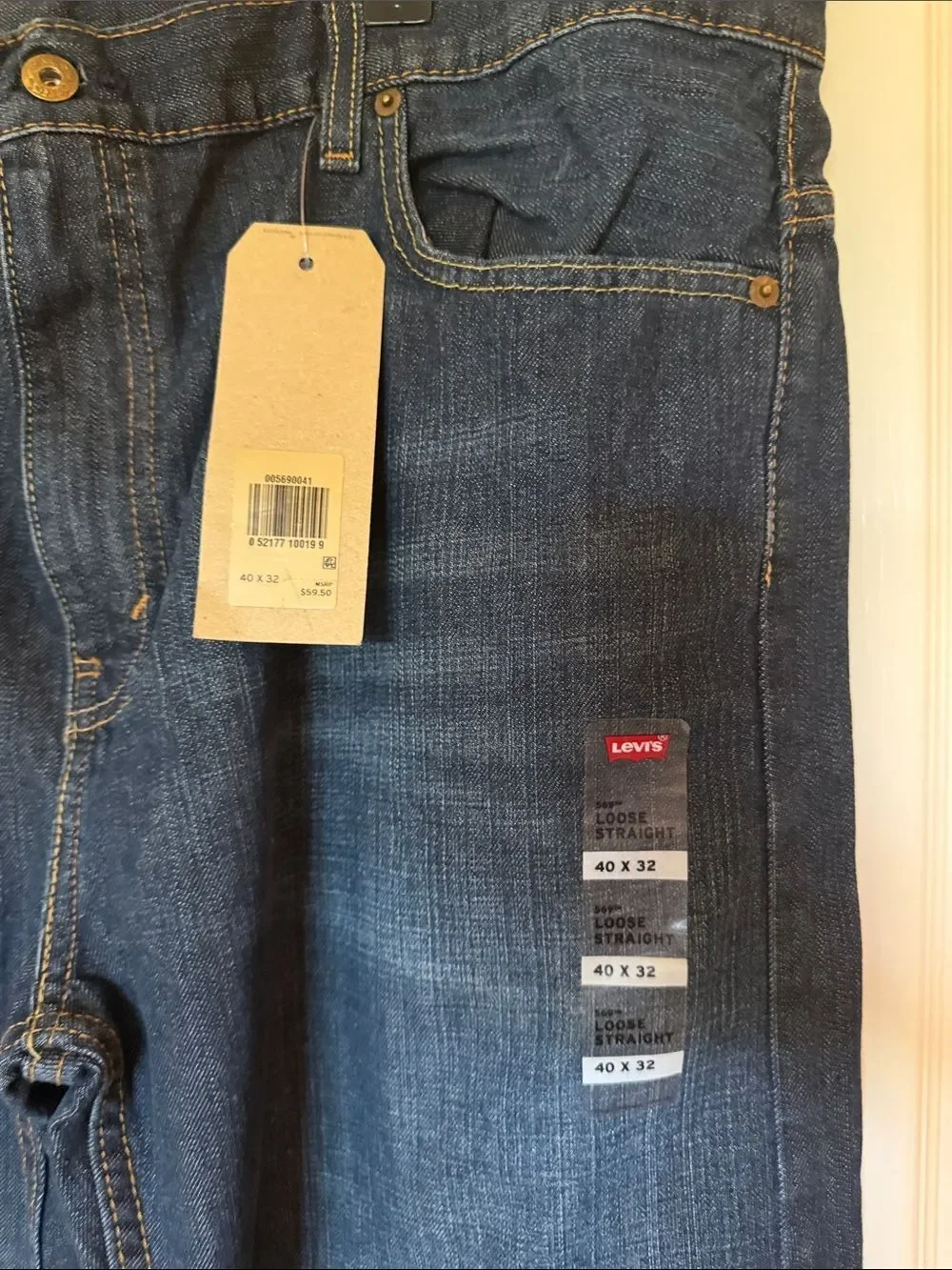 Levi's Men's Indigo Straight Leg Jeans